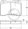 Колодки передние 36904 ABS