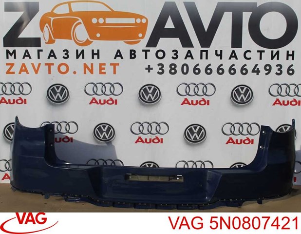 VAG 5N0807421 Верхняя часть заднего бампера в наличии Павлоград