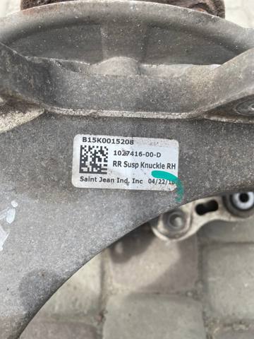 102741600D TESLA Цапфа (поворотный кулак) задний правый купить в Кривой Рог