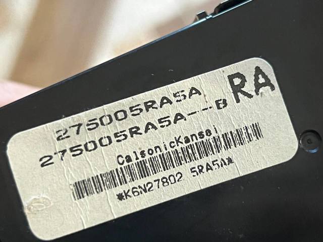 Регулятор вентилятора отопителя 275005RA5A NISSAN