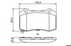 Колодки тормозные дисковые комплект BTS5485 TASHIKO