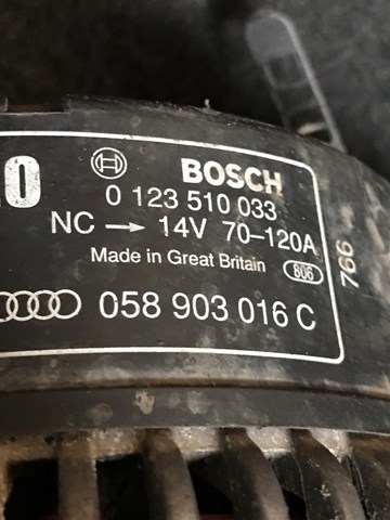 0123510033 BOSCH Генератор купить в Кривой Рог
