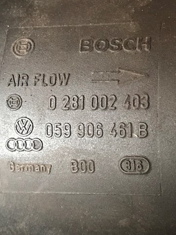 0281002403 Датчик потока (расхода) воздуха, расходомер M.A.F. - (Mass Airflow) купить Украина