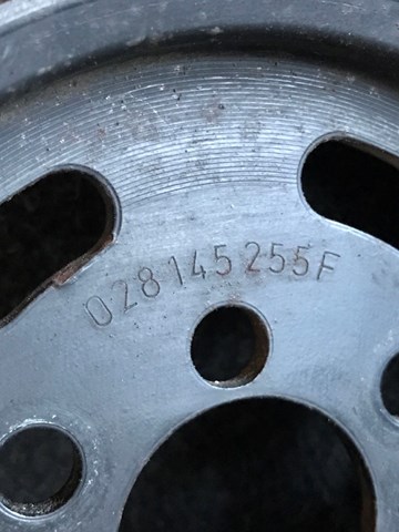 028145255F VAG Шкив насоса ГУР купить в Кривой Рог
