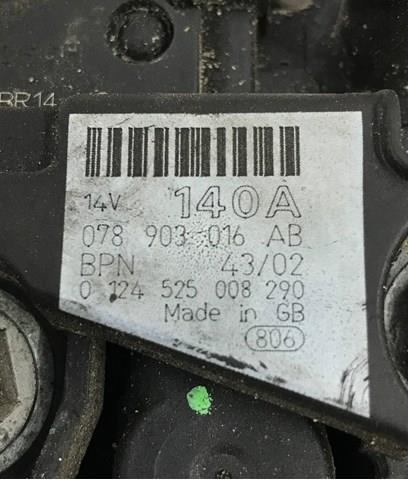 VAG 078903016AB Генератор в наличии Харьков