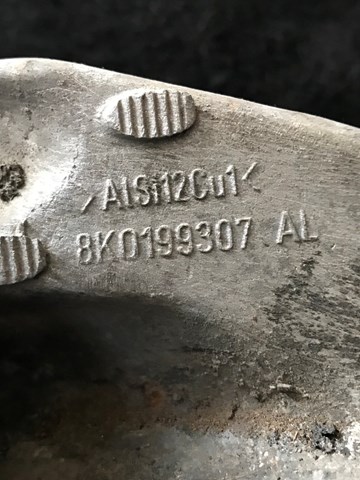 8K0199307AL Кронштейн подушки (опоры) двигателя левой купить Каменское