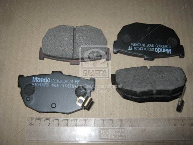MPH21 MANDO Колодки тормозные задние дисковые купить в Черкассы