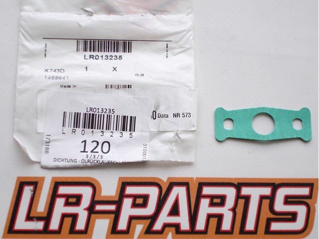 Прокладка шланга отвода масла от турбины LR013235 LAND ROVER