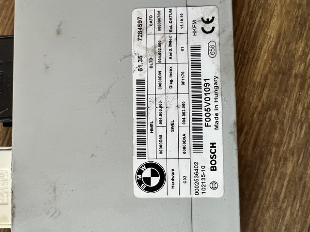 BMW 61357284597 Модуль управления (ЭБУ) открытия крышки багажника (двери 3/5-й задней) в наличии Ужгород