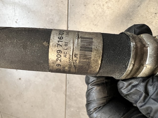 64509209716 BMW Шланг кондиционера, от испарителя к компрессору купить в Полтава