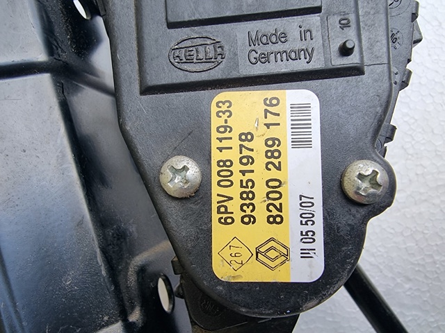 8200289176 RENAULT Педаль газа (акселератора) купить в Кривой Рог