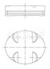 Поршень в комплекте на 1 цилиндр, 1-й ремонт (+0,25) Мерседес-бенц Ц