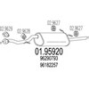 Глушитель выхлопных газов конечный Daewoo Lanos