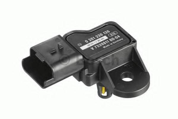 Датчик абсолютного давления в коллекторе 0261230136 BOSCH