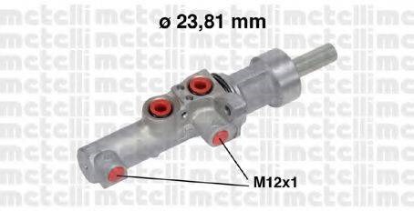 Цилиндр главный тормоза (гидротормозов) 050550 METELLI