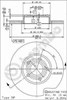 Тормоз дисковый передний 08574711 BREMBO