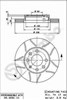 Ротор тормозной 09309075 BREMBO
