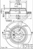 Тормозной диск 09684111 BREMBO