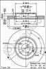 Ротор тормозной 09684511 BREMBO