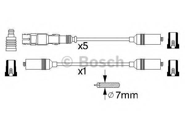 Бронепровода 0986356350 BOSCH
