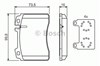 Колодки 0986424170 BOSCH