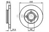 Ротор тормозной 0986478018 BOSCH