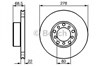 Передний тормозной диск 0986478061 BOSCH