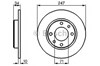 Тормозной диск 0986478359 BOSCH