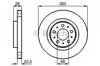 Передний тормозной диск 0986478454 BOSCH