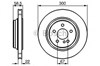 Задний тормозной диск 0986478473 BOSCH