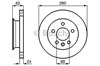 Передний тормозной диск 0986478548 BOSCH