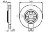 Передний тормозной диск 0986478669 BOSCH