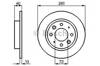 Тормозной диск 0986479018 BOSCH