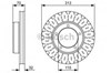 Ротор тормозной 0986479567 BOSCH