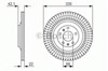 Тормозные диски 0986479591 BOSCH