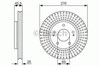 Перфорированный тормозной диск 0986479604 BOSCH