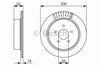 Задний дисковый тормоз 0986479606 BOSCH