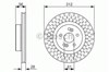 Тормоз дисковый передний 0986479723 BOSCH