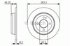 Дисковый тормоз 0986479A44 BOSCH