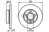 Ротор тормозной 0986479B54 BOSCH