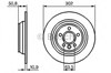 Тормозной диск 0986479B94 BOSCH