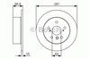 Дисковый тормоз 0986479R06 BOSCH