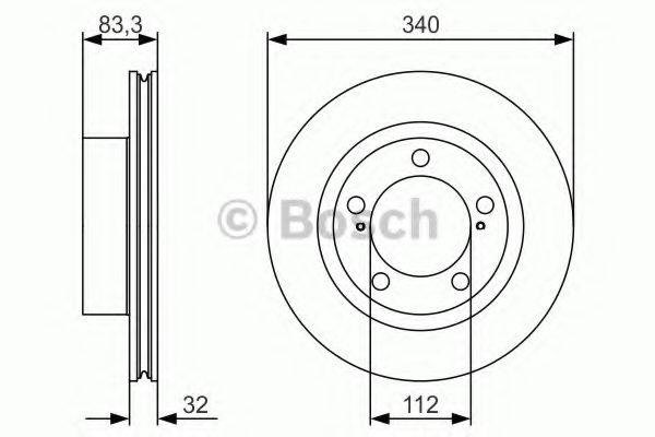 Ротор тормозной 0986479R29 BOSCH