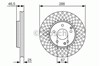 Диск тормозной передний 0986479R69 BOSCH