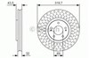 Диск тормозной передний 0986479T01 BOSCH