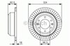 Задний тормозной диск 0986479U29 BOSCH