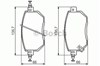 Тормозные колодки 0986494366 BOSCH