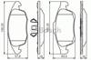 Колодки передние 0986495258 BOSCH
