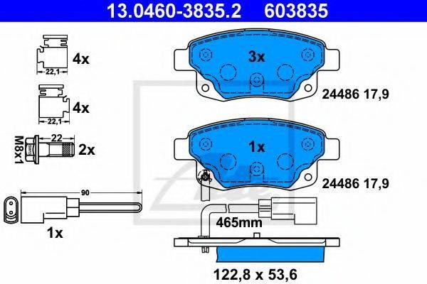 Колодки дисковые  Ford Transit