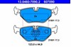 Колодки тормозные дисковые комплект 13046070902 ATE